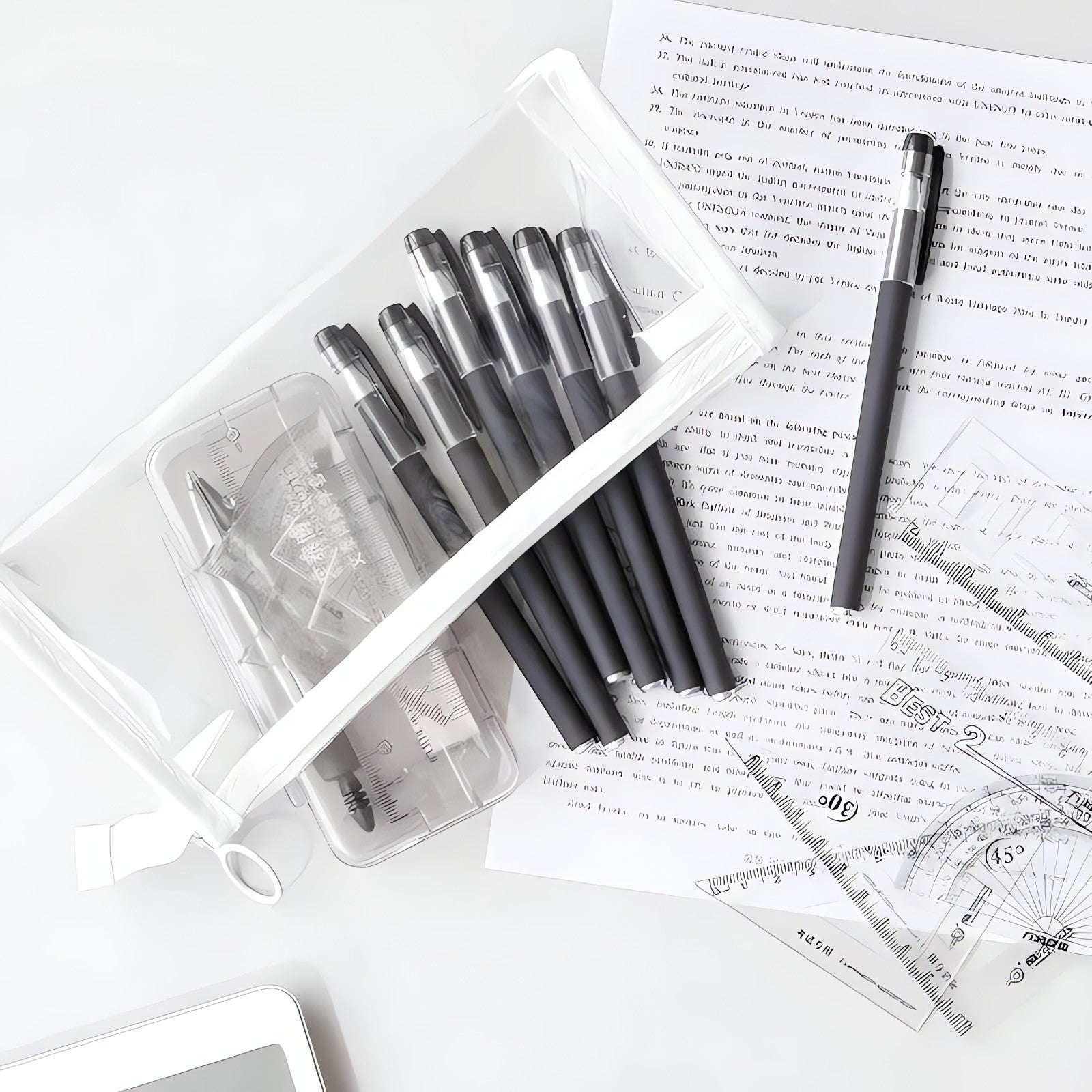 Clear Pencil Case - KAYSMAR