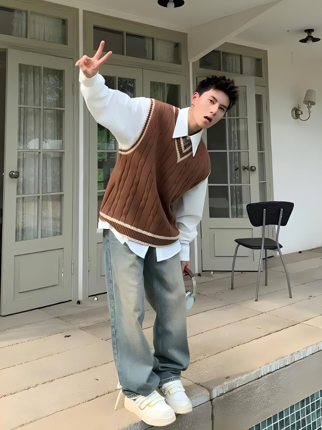 College Knit Sweater Vest - KAYSMAR