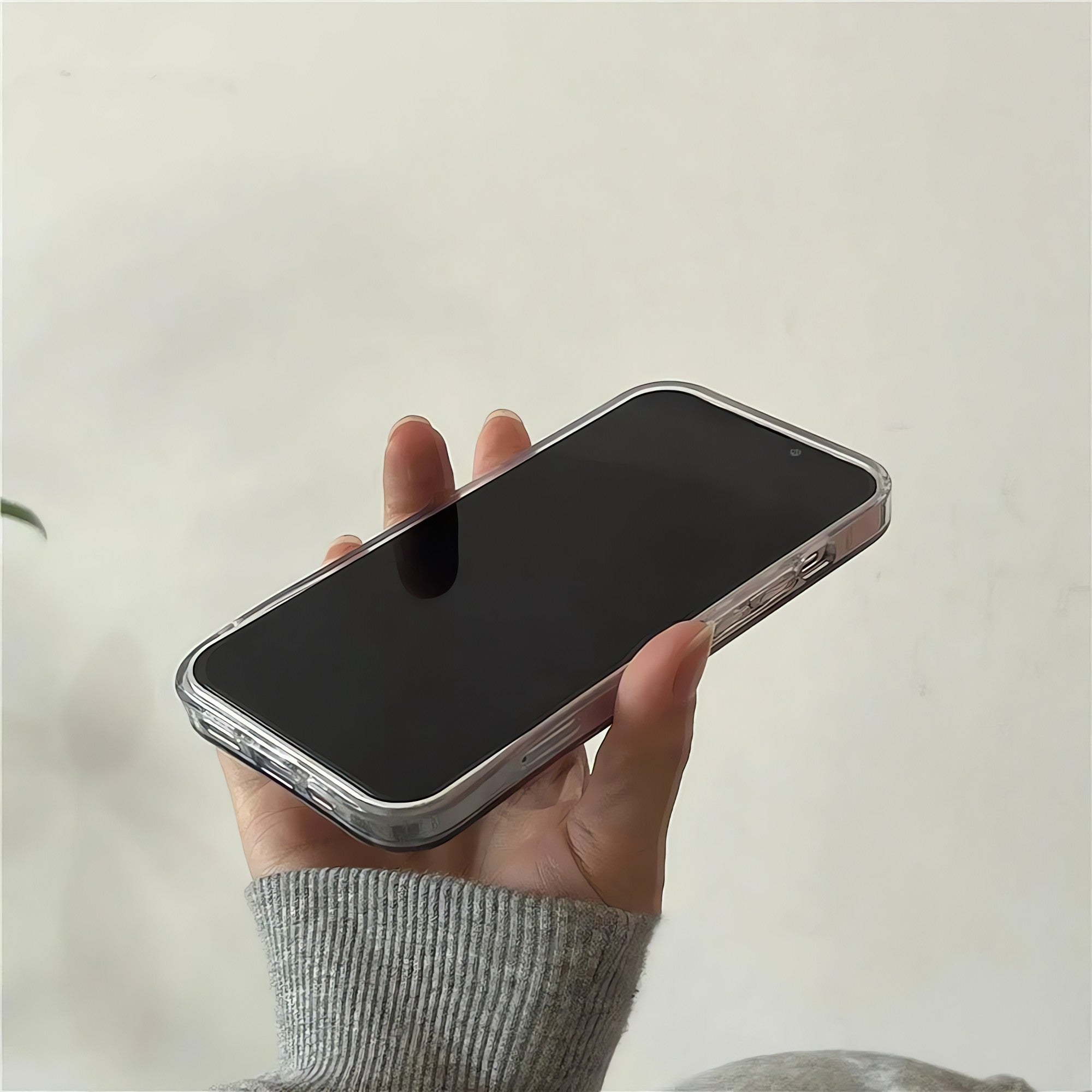 Color Block Checkered Phone Case