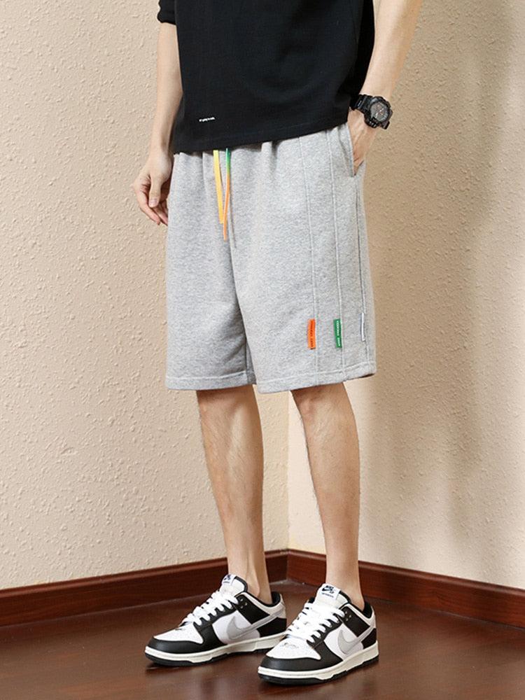 Colored Laces Striped Sweatshort - KAYSMAR