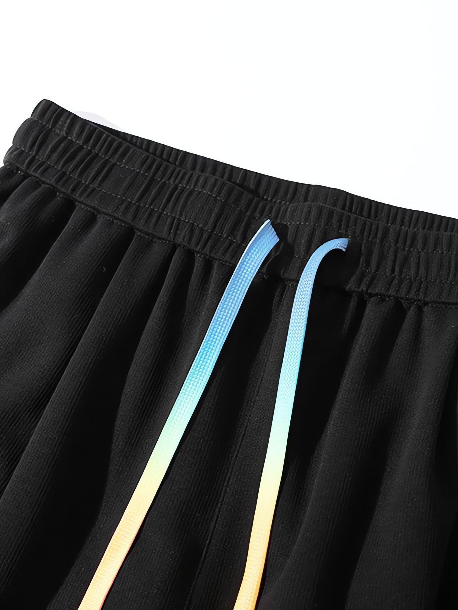 Colored Laces Striped Sweatshort - KAYSMAR