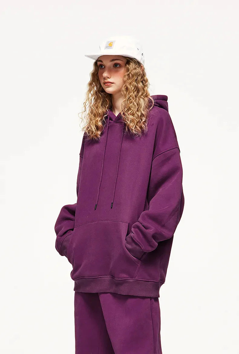 Colorful Basic Pullover Hoodie - KAYSMAR