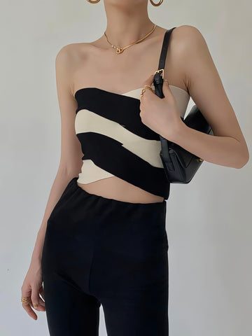 Contrast Color Tube Top - KAYSMAR
