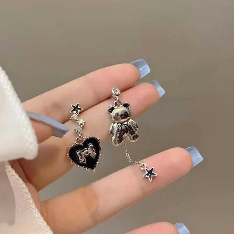 Coquette Bear Bow Earrings - KAYSMAR