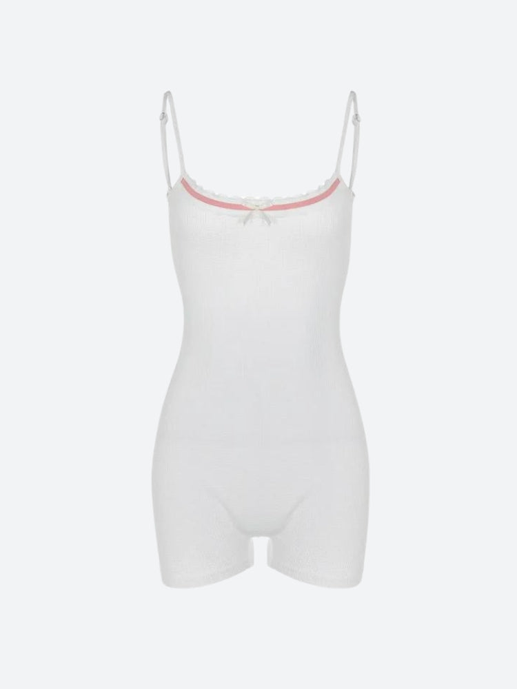 Coquette Bow Backless Bodysuit - KAYSMAR