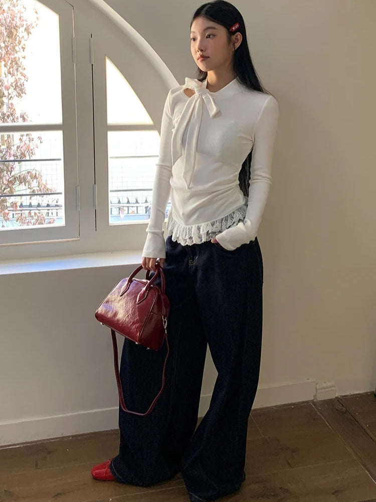 Coquette Bow Neck Blouse - KAYSMAR