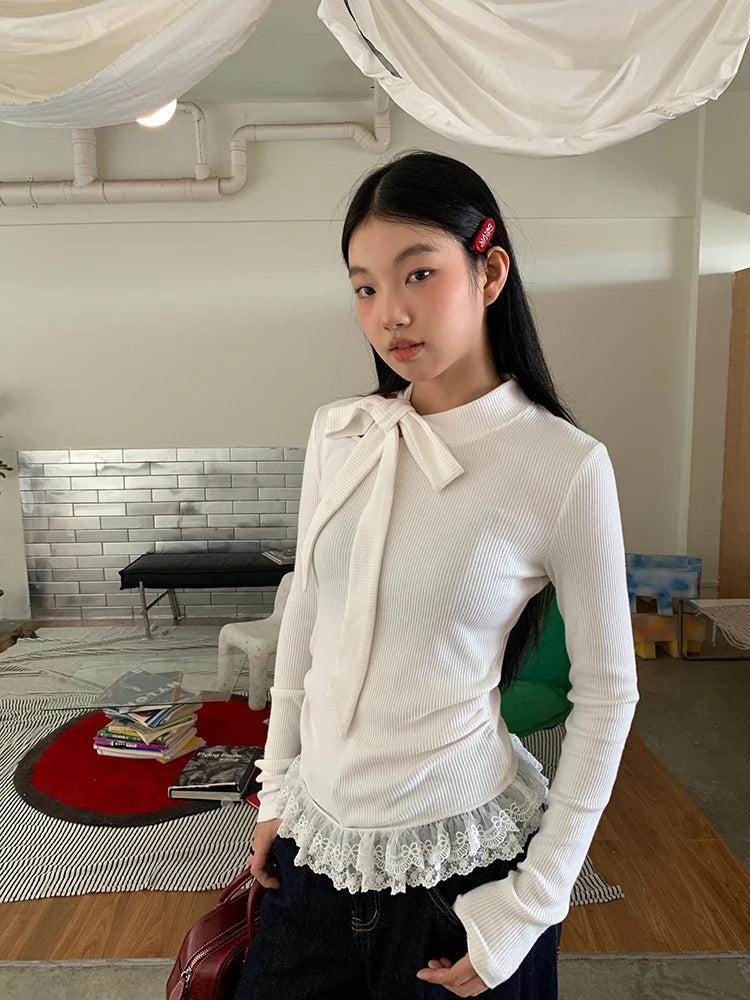 Coquette Bow Neck Blouse - KAYSMAR