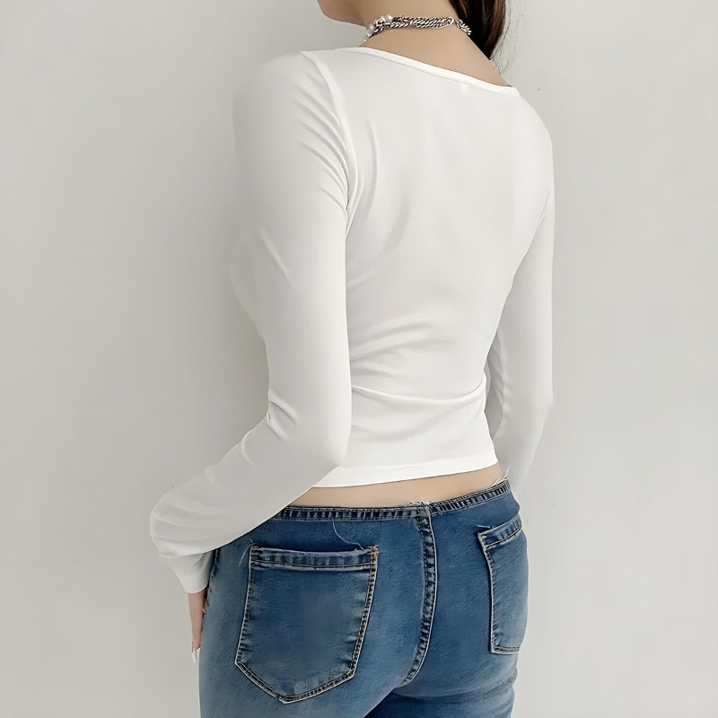 Coquette Bow Open Front Top - KAYSMAR
