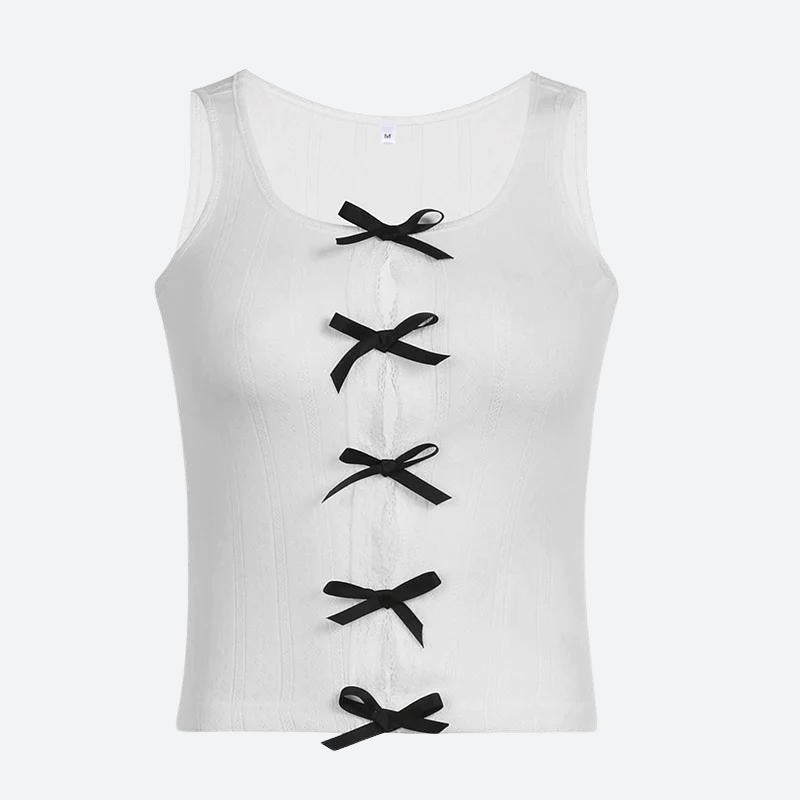 Coquette Bow Pointelle Top - KAYSMAR