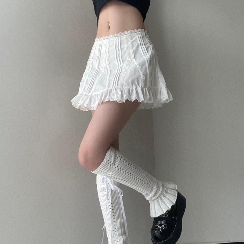 Coquette Frill Hem Mini Skirt - KAYSMAR