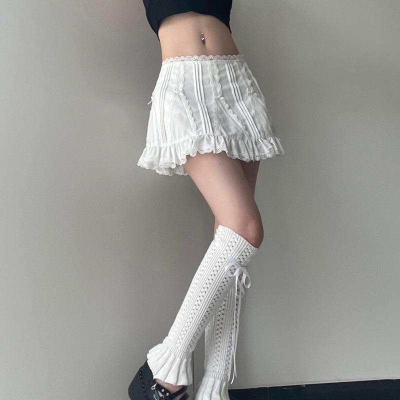 Coquette Frill Hem Mini Skirt - KAYSMAR