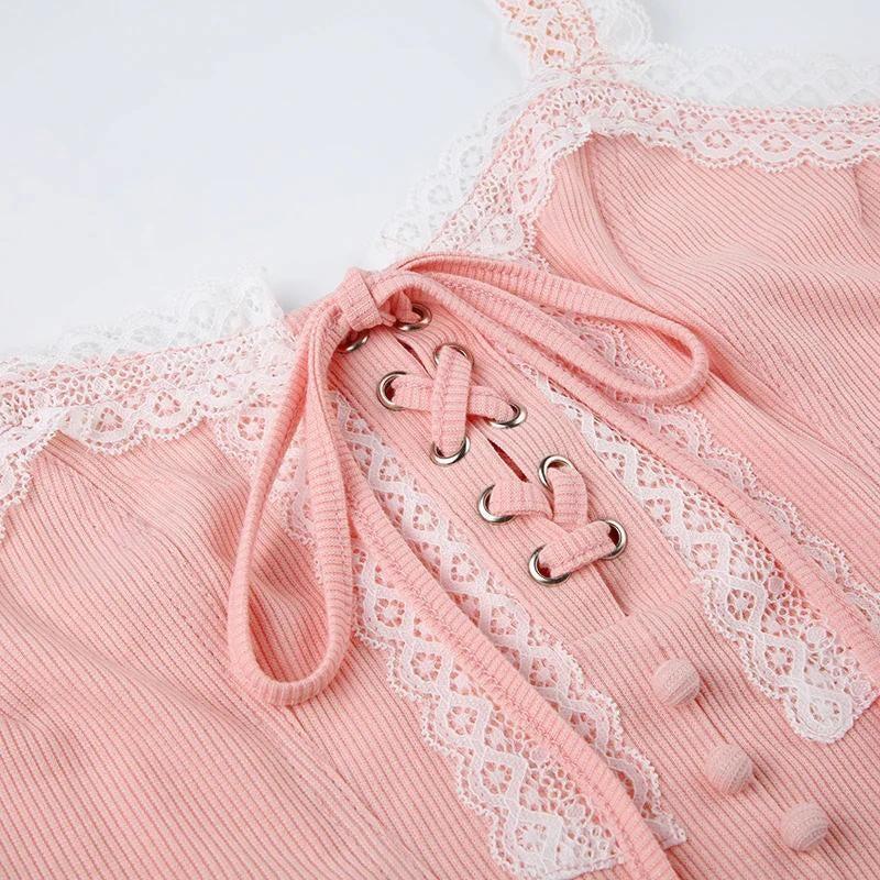 Coquette Lace Up Corset Top - KAYSMAR