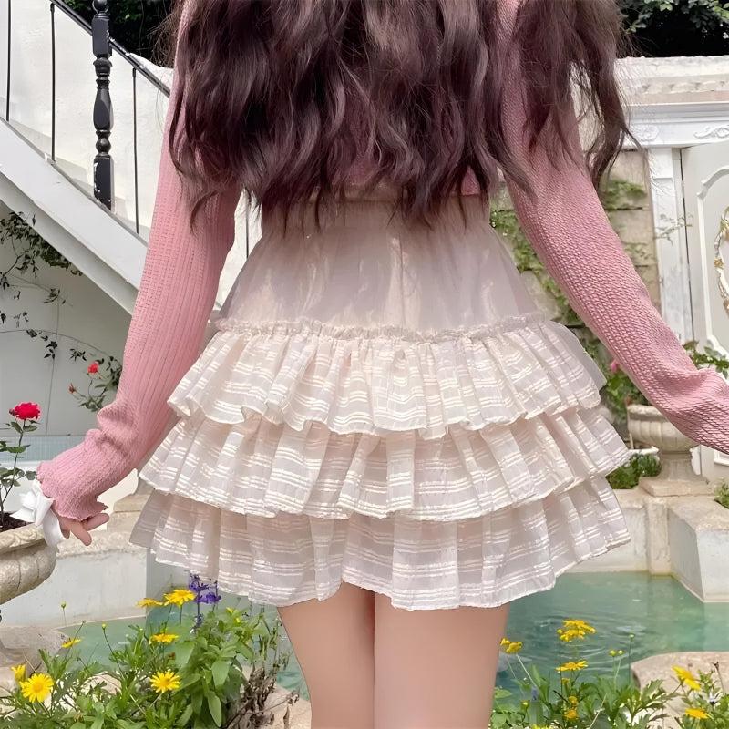 Coquette Ruffle Mini Skirt - KAYSMAR