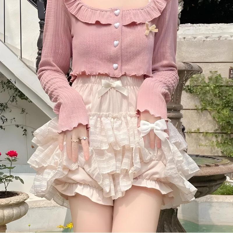 Coquette Ruffle Mini Skirt - KAYSMAR