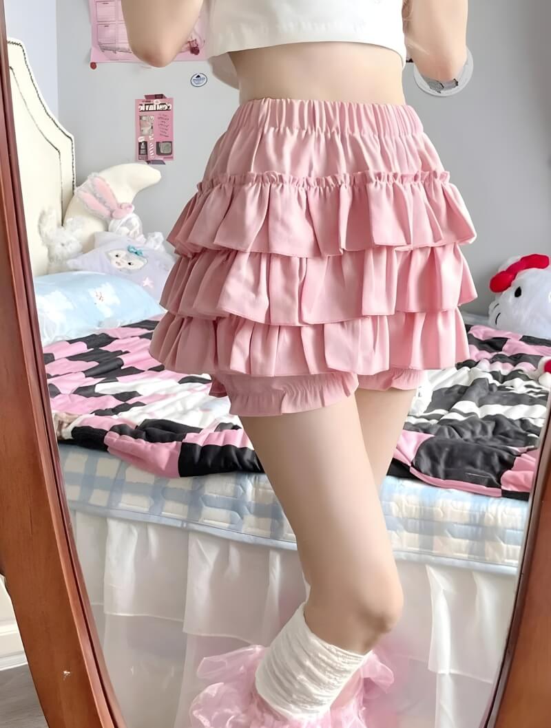 Coquette Ruffle Mini Skirt - KAYSMAR