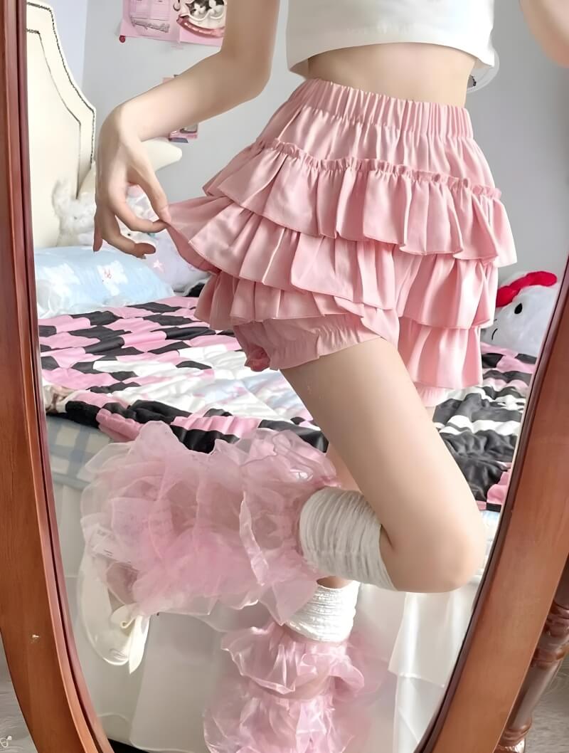 Coquette Ruffle Mini Skirt - KAYSMAR