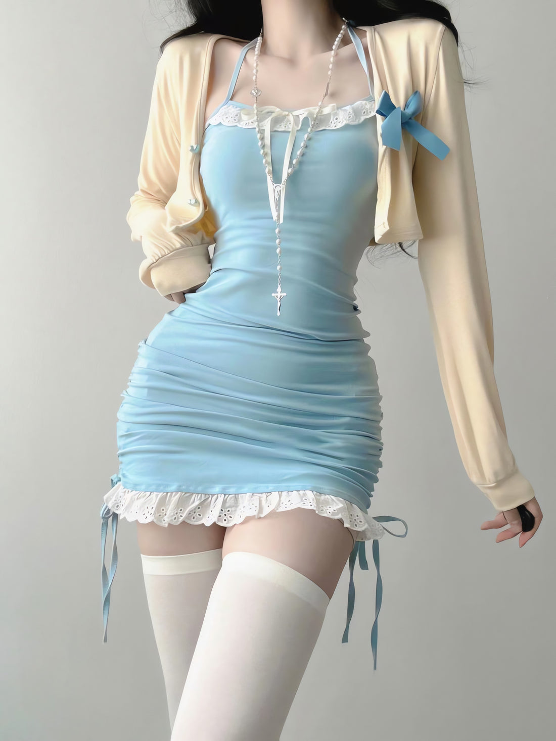 Coquette Bodycon Mini Dress - KAYSMAR