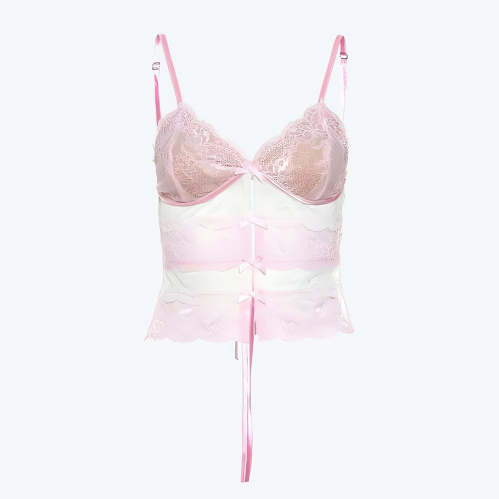 Coquette Bow Backless Lace Top - KAYSMAR