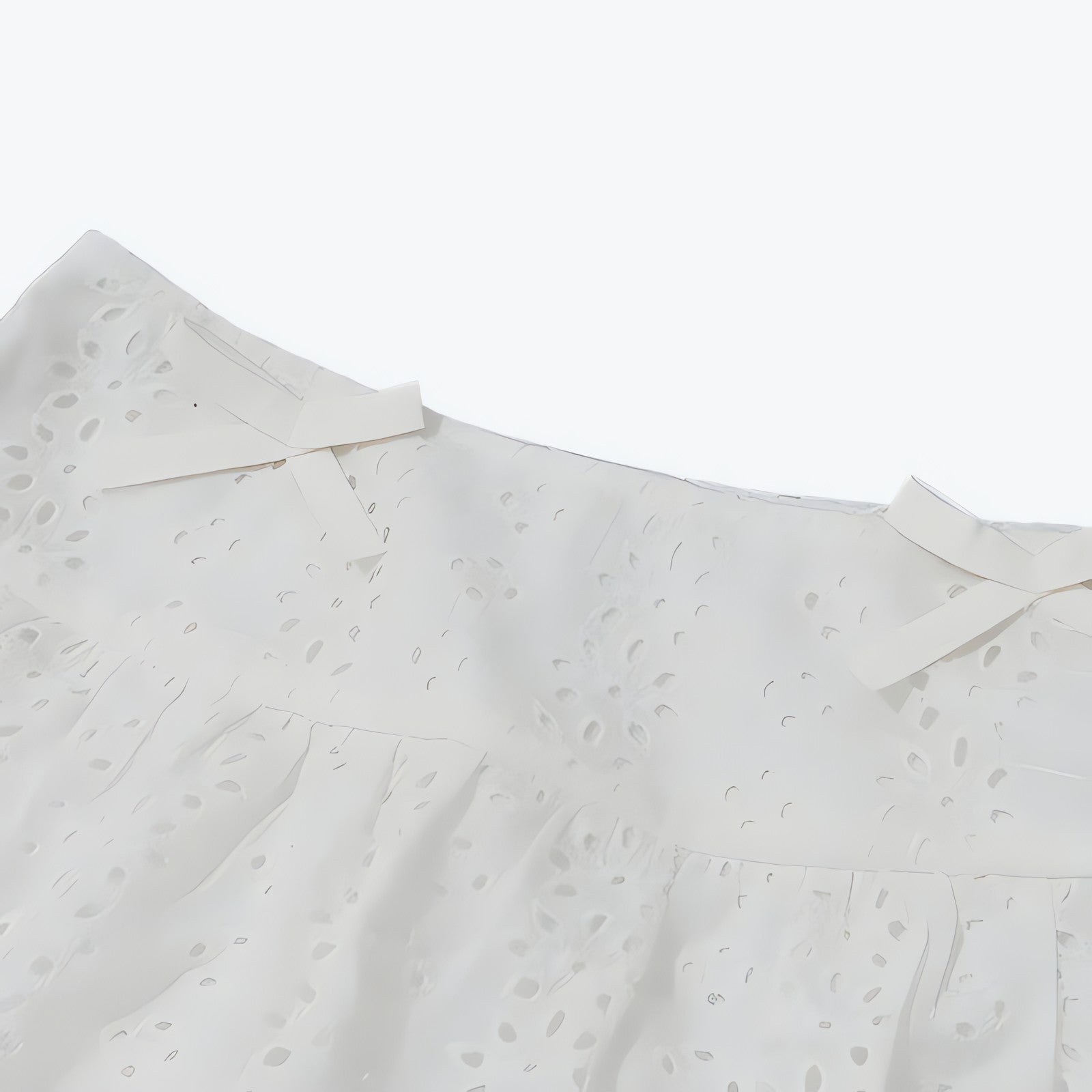 Coquette Broderie Anglaise Top & Mini Skirt Two Piece Set