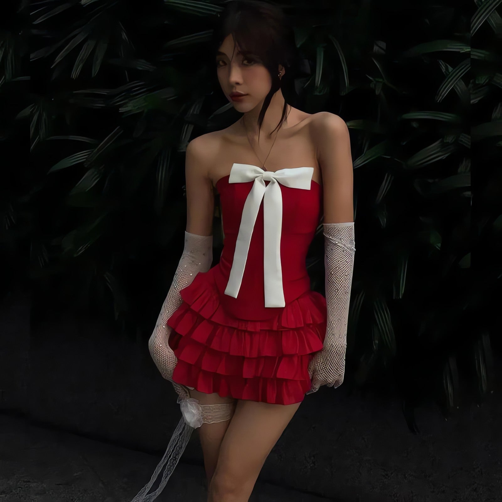 Coquette Corset Top & Mini Skirt Two Piece Set - KAYSMAR