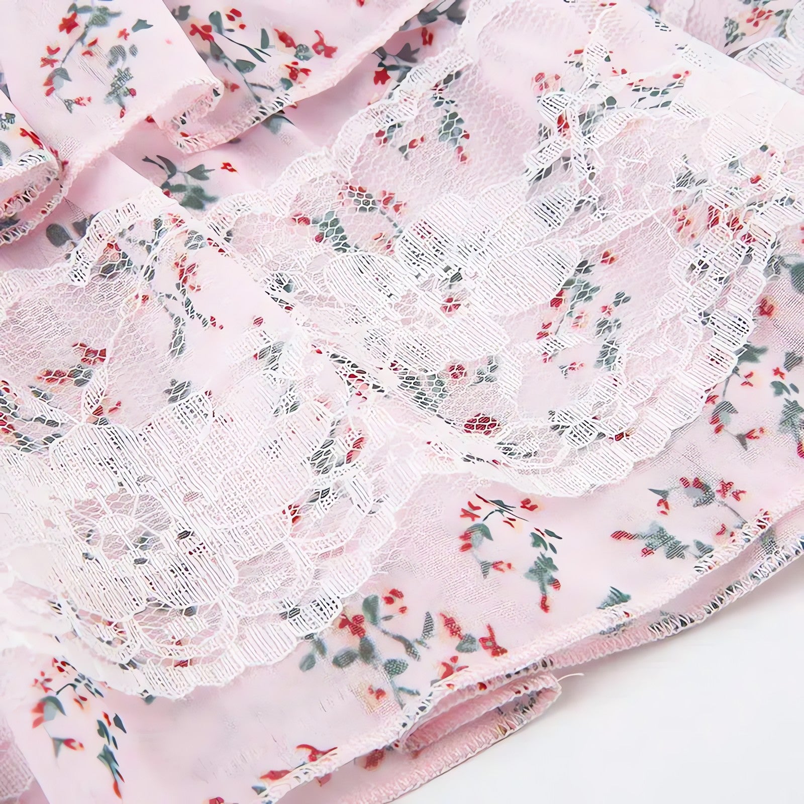 Coquette Floral Ruffled Mini Skirt - KAYSMAR