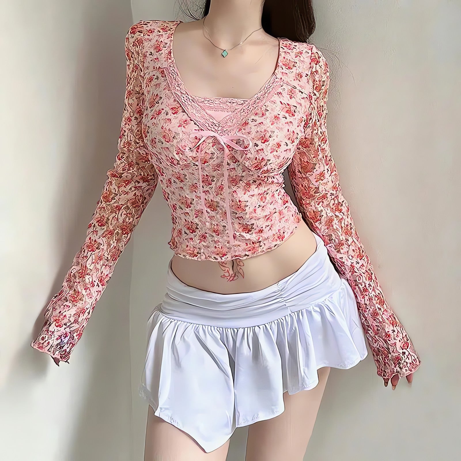 Coquette Floral Top - KAYSMAR