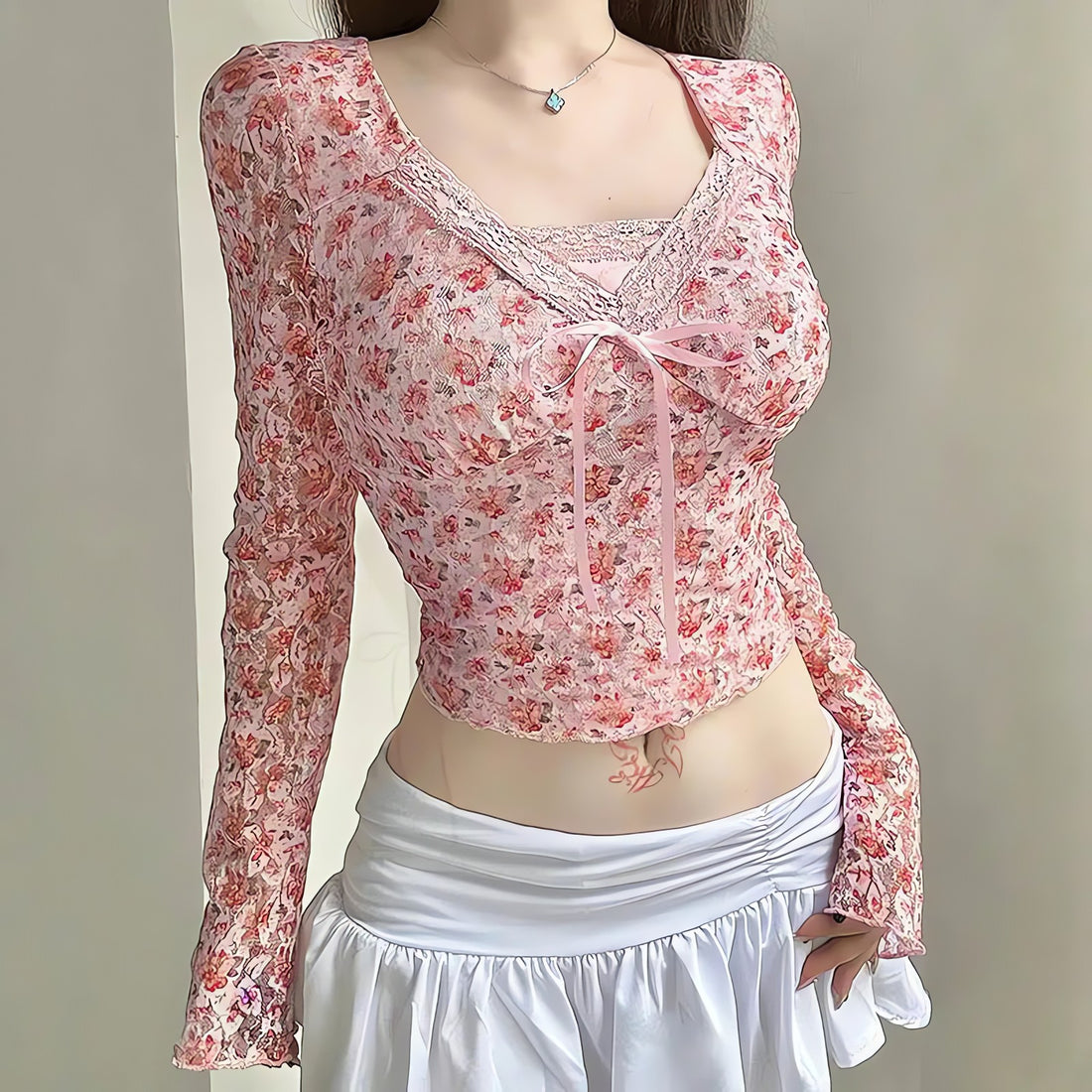 Coquette Floral Top - KAYSMAR
