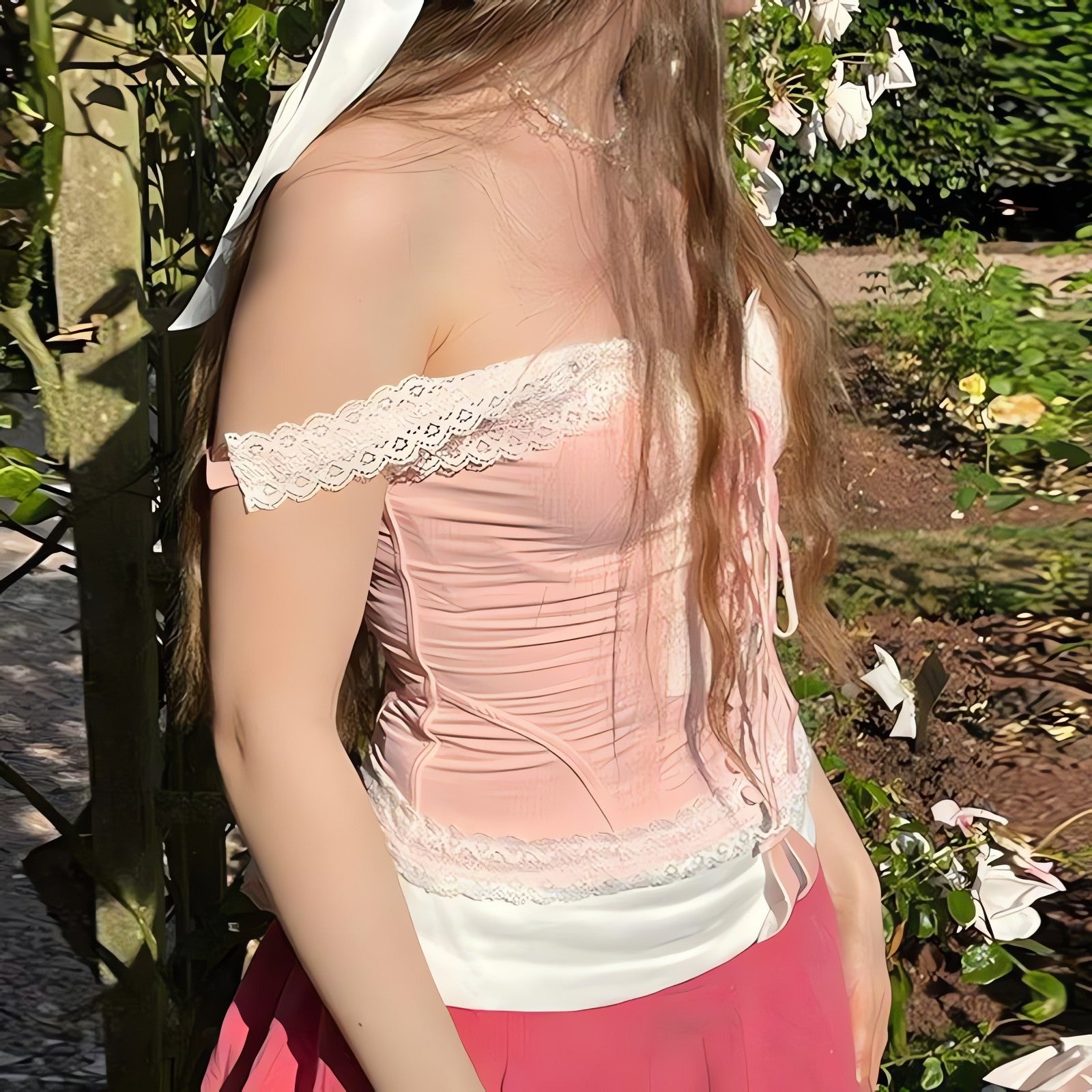 Coquette Lace Up Corset Top - KAYSMAR