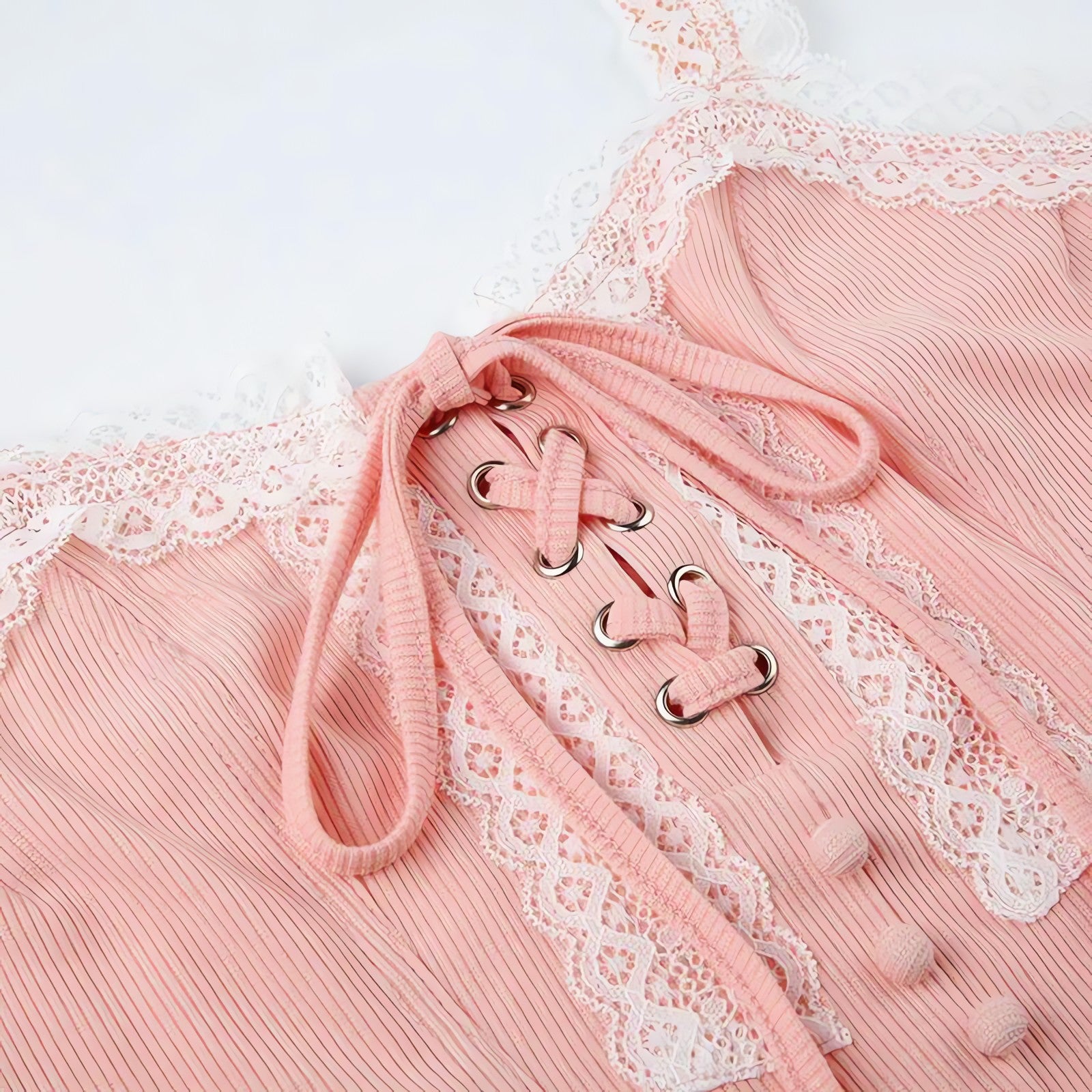 Coquette Lace Up Corset Top - KAYSMAR