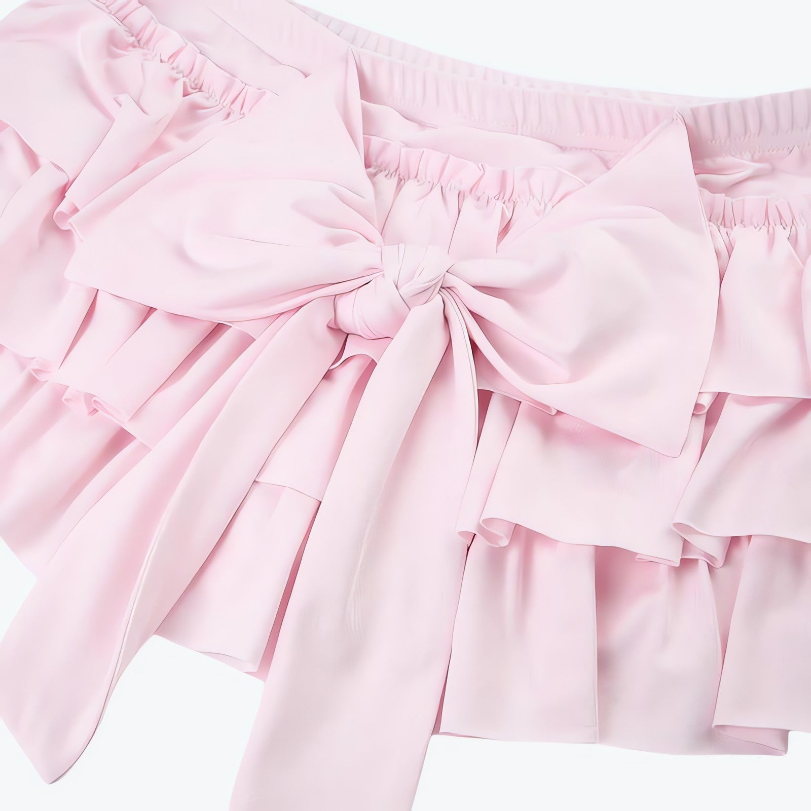 Coquette Layered Bow Mini Skirt - KAYSMAR