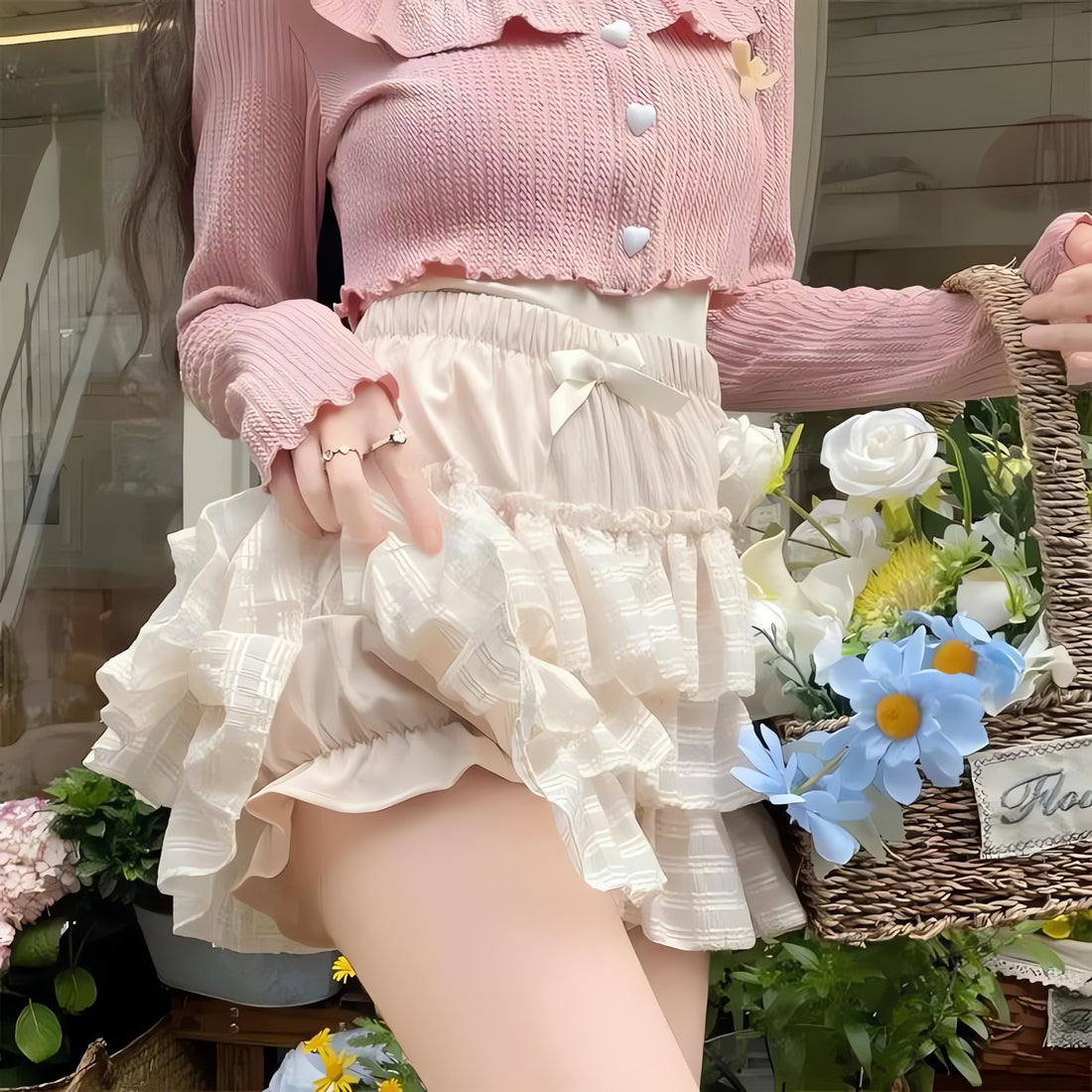 Coquette Ruffle Mini Skirt - KAYSMAR