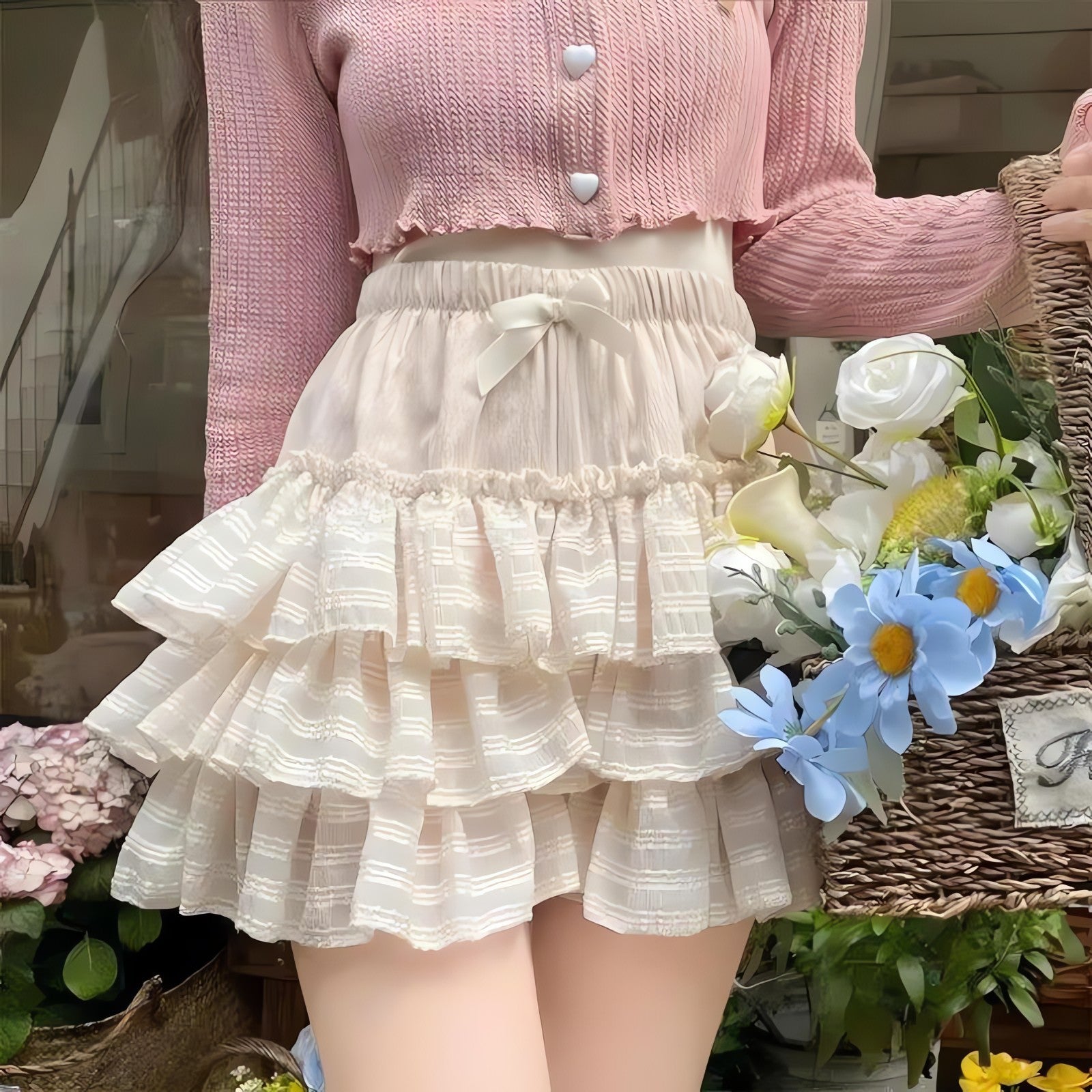 Coquette Ruffle Mini Skirt - KAYSMAR