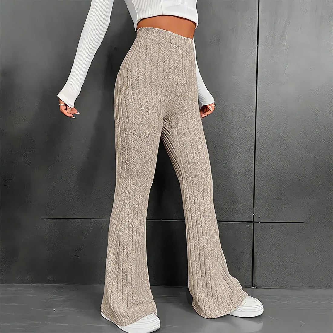 Corduroy Striped Sweatpants - KAYSMAR