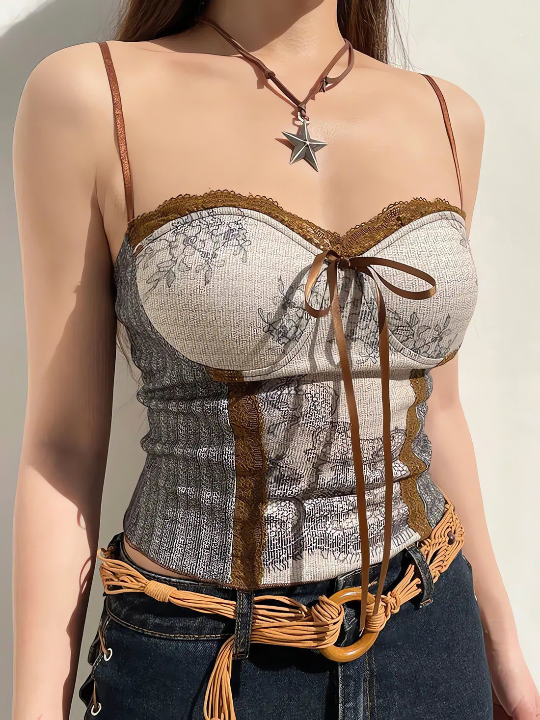 Cottagecore Lace Bow Top - KAYSMAR