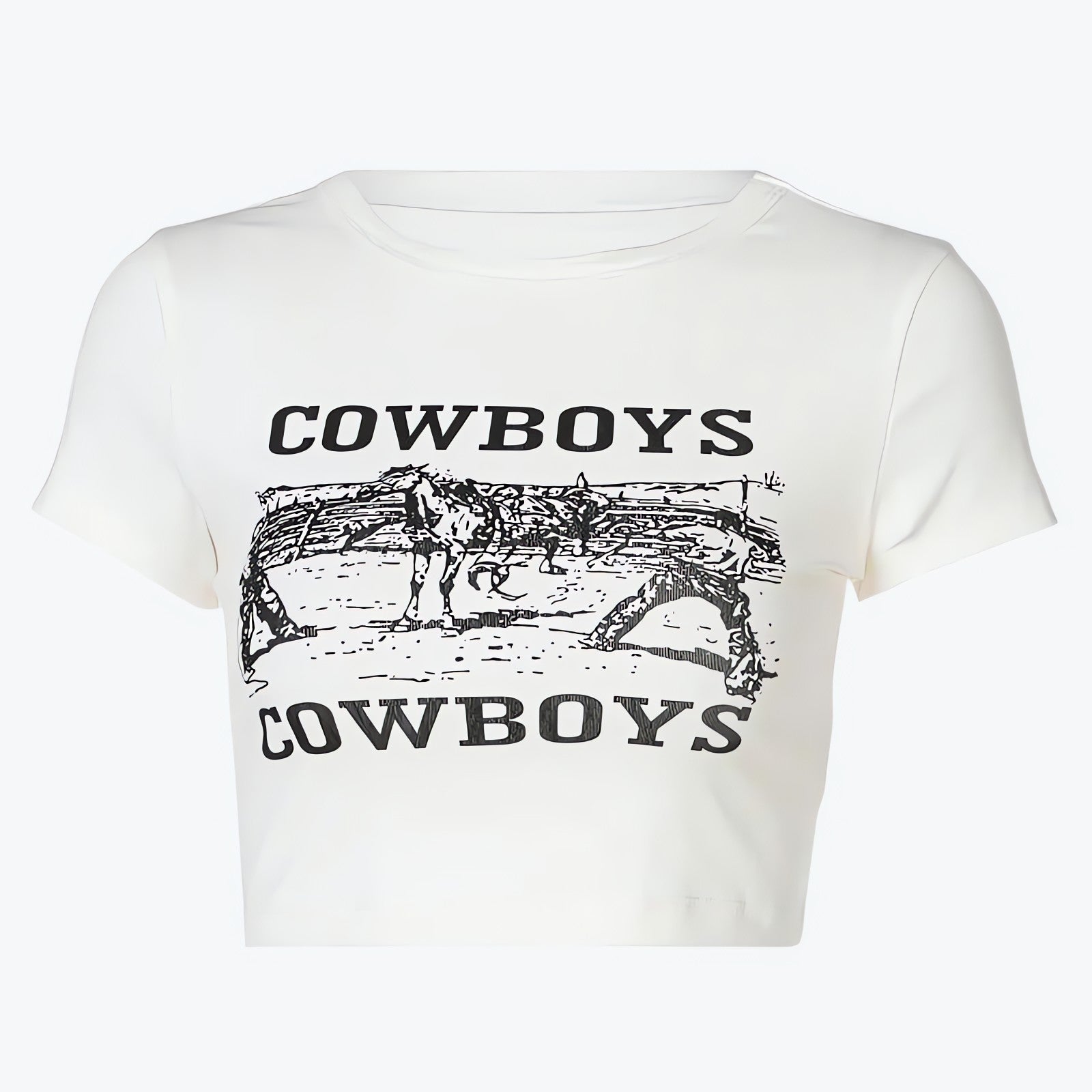 Cowboys Crop Tee - KAYSMAR