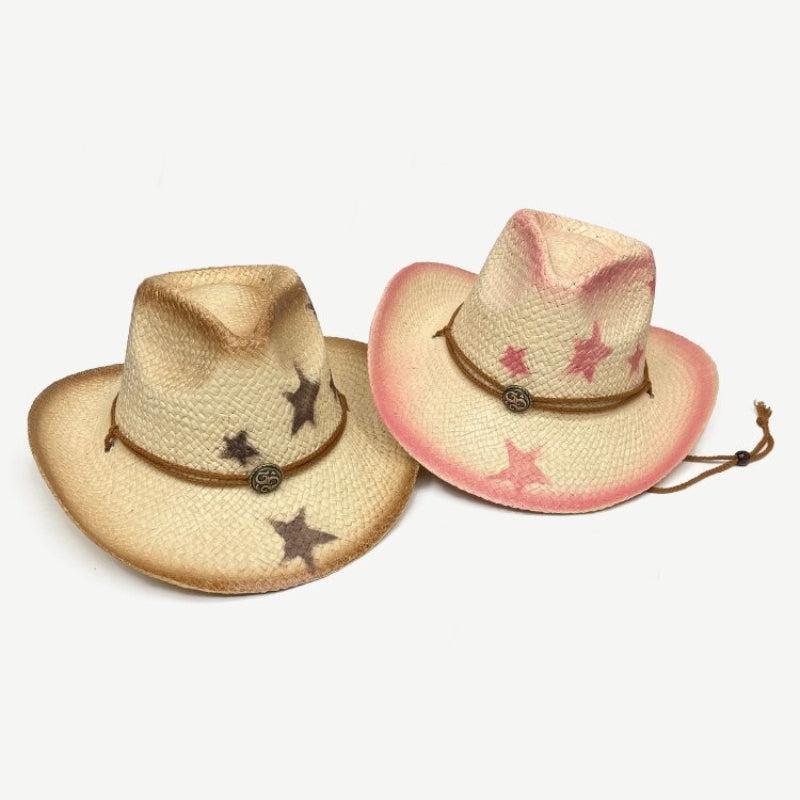 Cowgirl Adjustable Woven Straw Hat - KAYSMAR