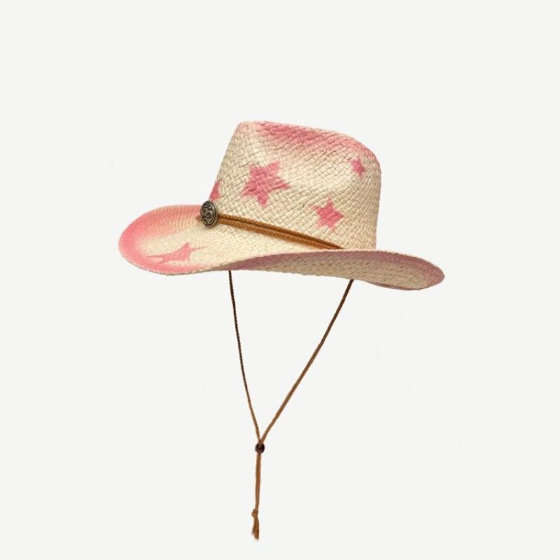 Cowgirl Adjustable Woven Straw Hat - KAYSMAR