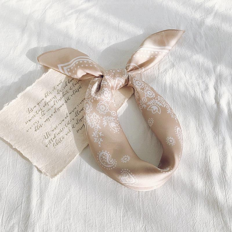 Cowgirl Satin Paisley Bandana - KAYSMAR