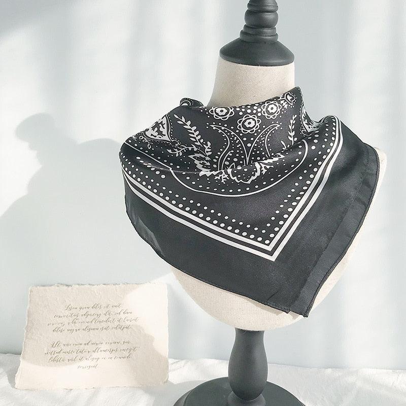 Cowgirl Satin Paisley Bandana - KAYSMAR