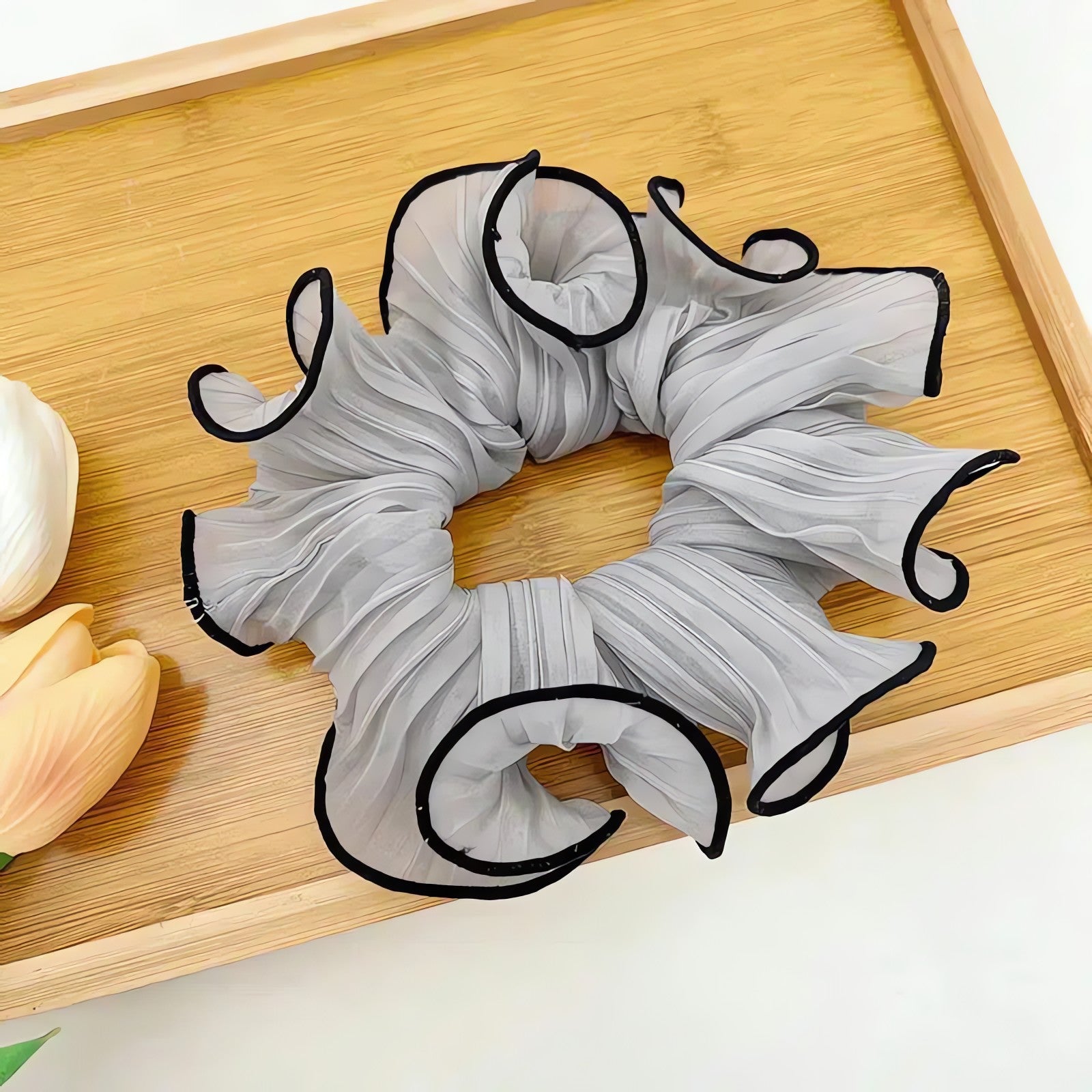 Crinkle Chiffon Scrunchies - KAYSMAR
