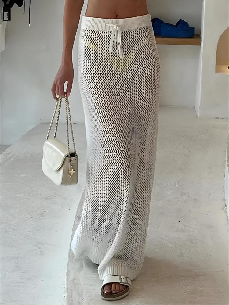 Crochet Beach Maxi Skirt - KAYSMAR