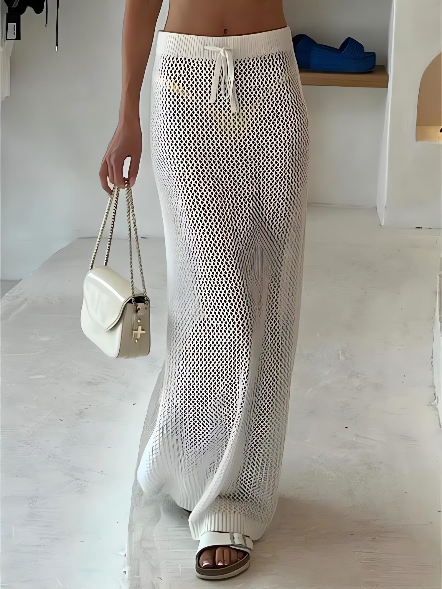 Crochet Beach Maxi Skirt - KAYSMAR