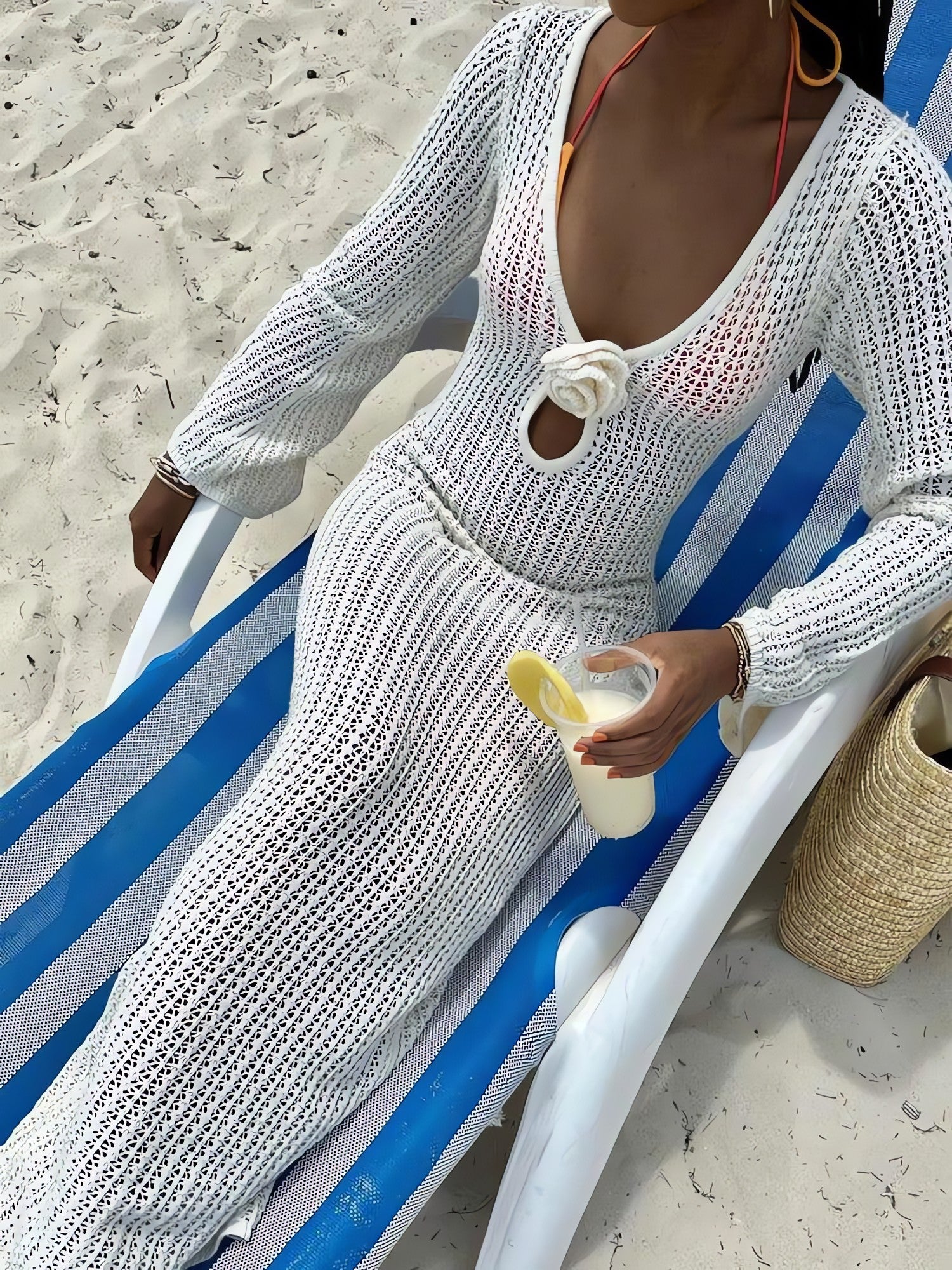 Crochet Maxi Dress - KAYSMAR