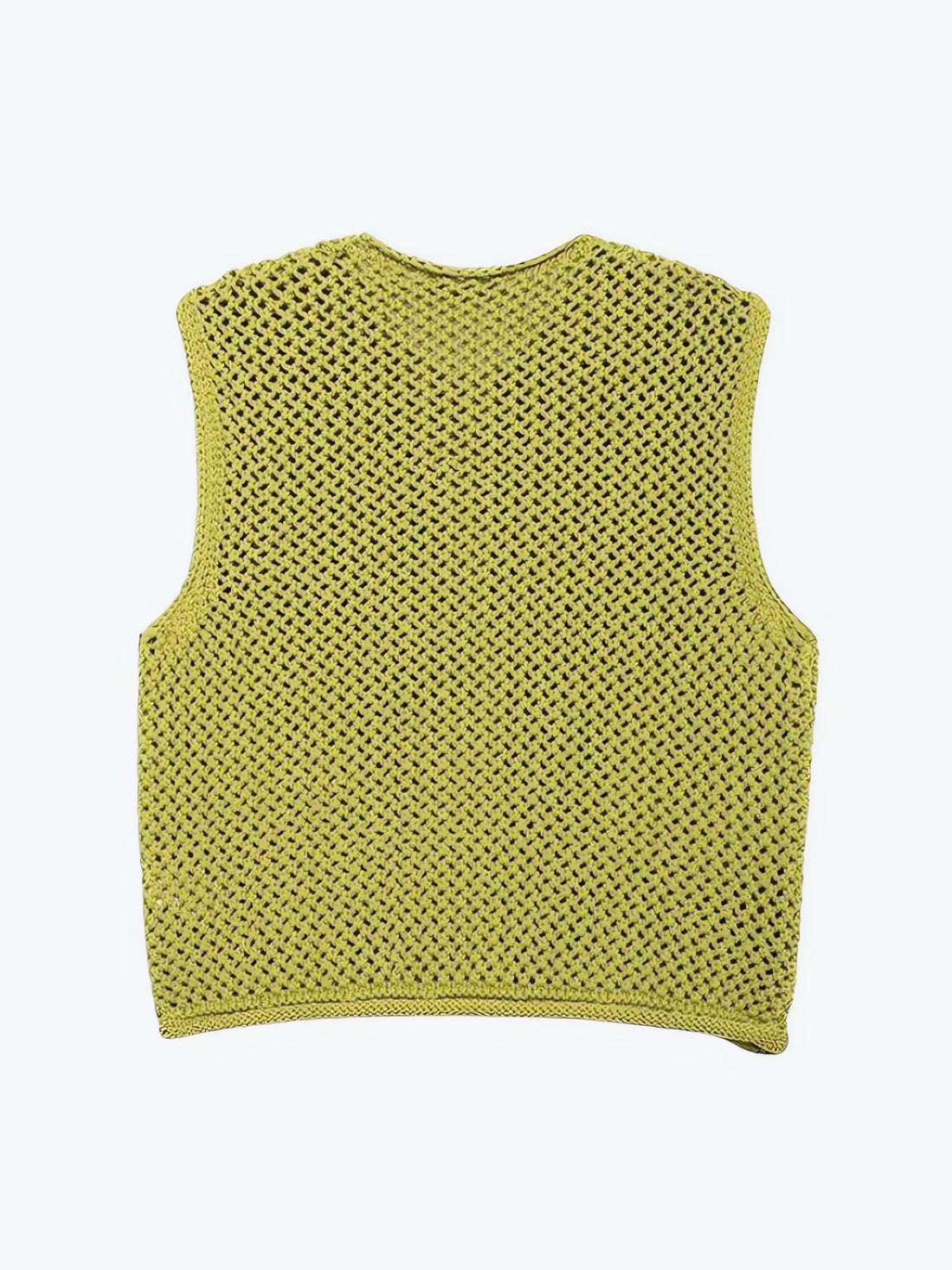 Crochet Sleeveless Cardigan - KAYSMAR