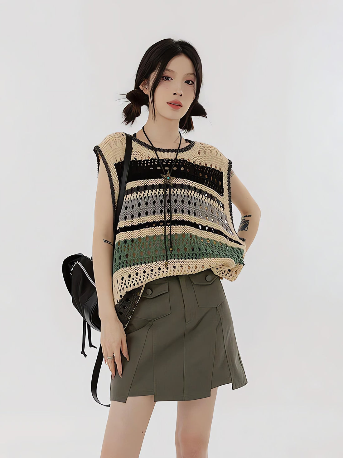 Crochet Sweater Vest - KAYSMAR