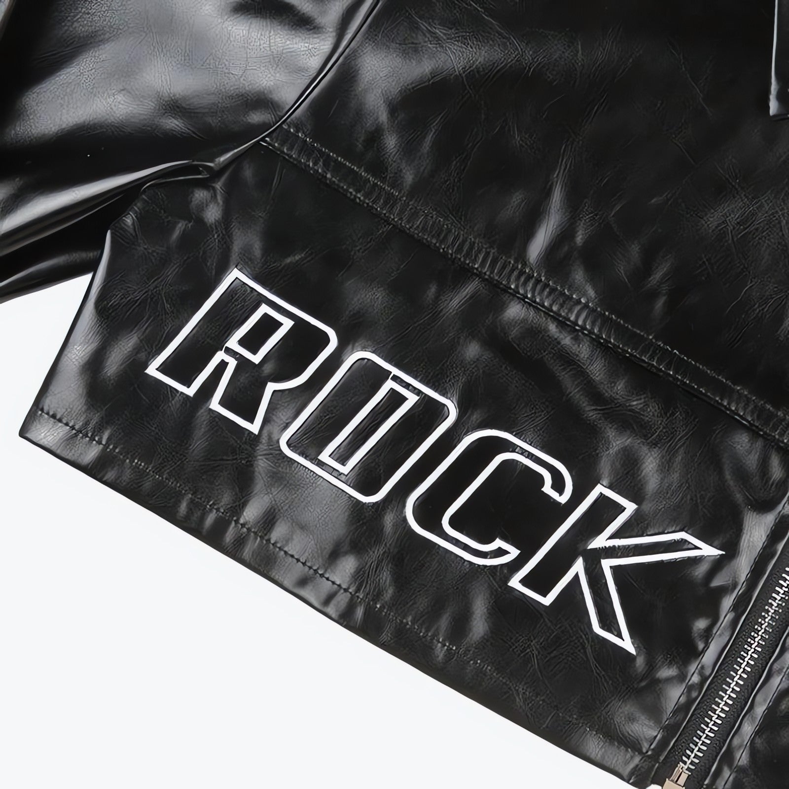 Cropped Biker Jacket - KAYSMAR