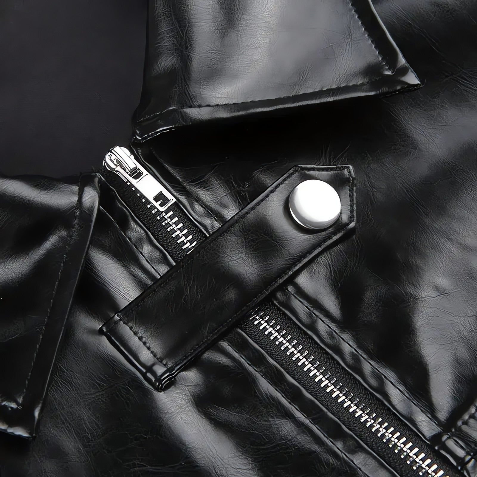 Cropped Biker Jacket - KAYSMAR