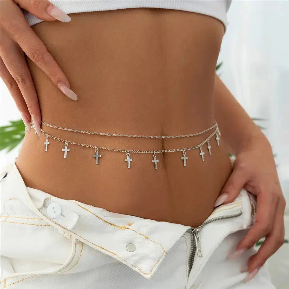 Cross Belly Chain - KAYSMAR