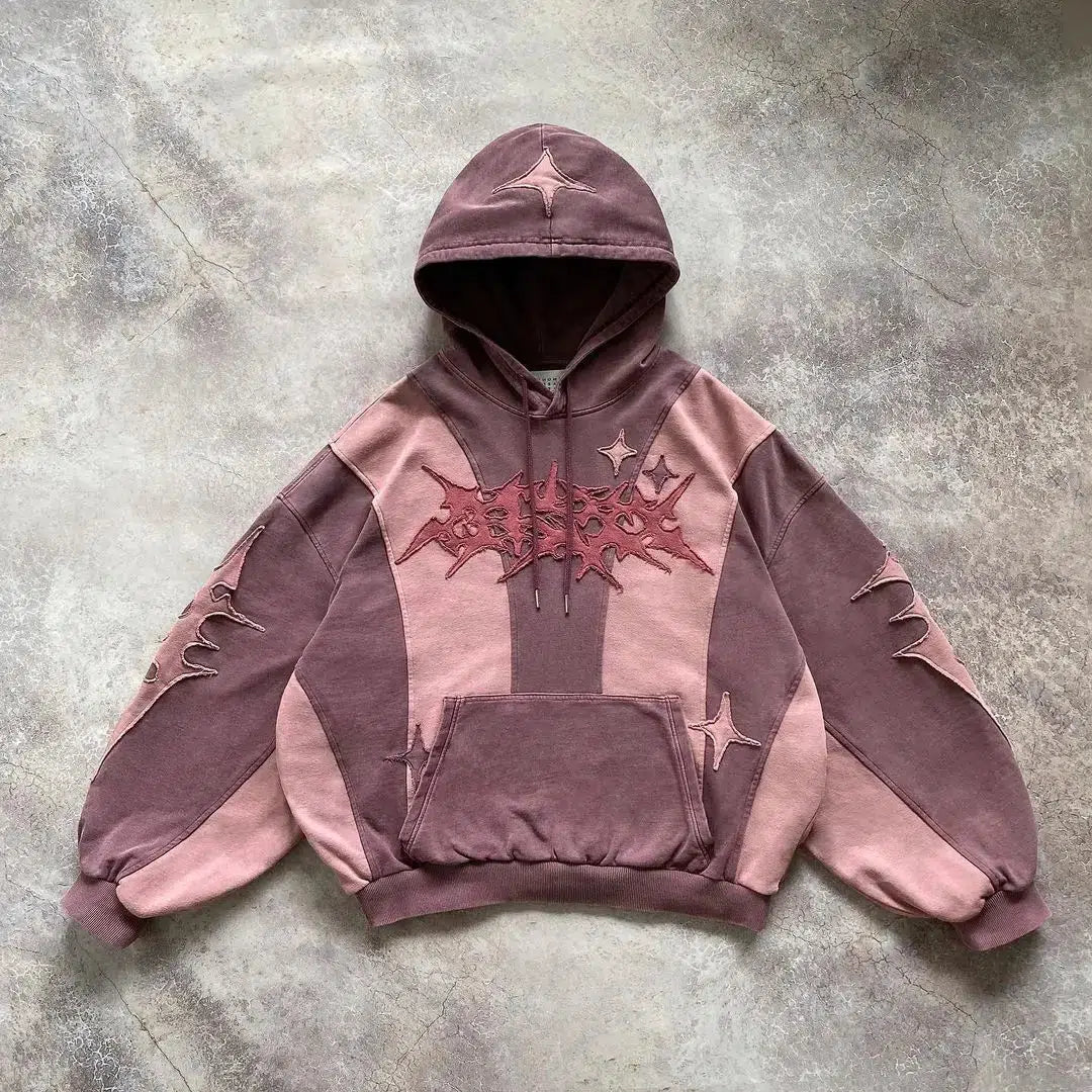 Cyberpunk Futuristic Patch Hoodie - KAYSMAR