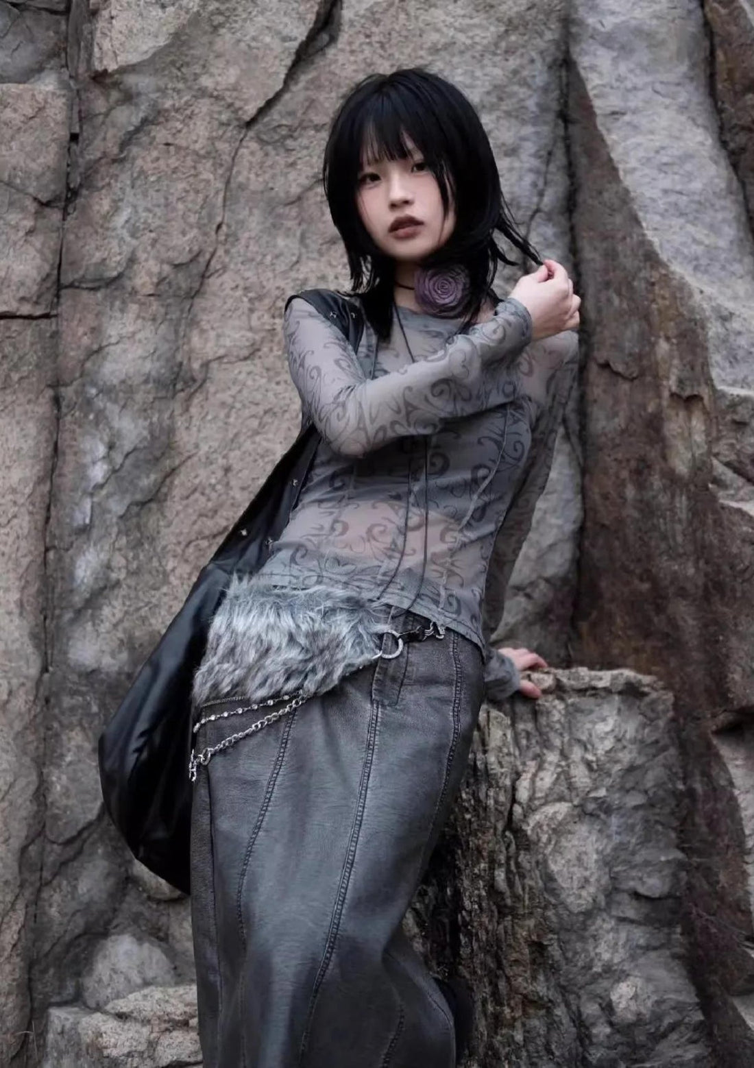 Cyberpunk Sheer Top - KAYSMAR